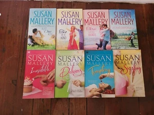 Lot (8) Susan Mallery Romance Books Mixed Lot Paperback Fool's Gold - Picture 1 of 5