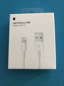 NEW Apple ME291AM/A Lightning - USB Cable - 1.64 ft - Picture 1 of 2