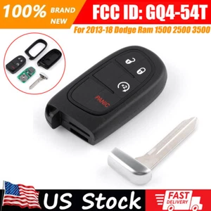 Remote Smart Key For DODOGE RAM 2013-2018 GQ4-54T With Remote Start TOP QUALITY - Picture 1 of 8
