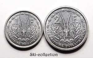1+2 Francs 1948. Territoire du Cameroun. Colonies Françaises. Aluminium. SUP - Picture 1 of 2