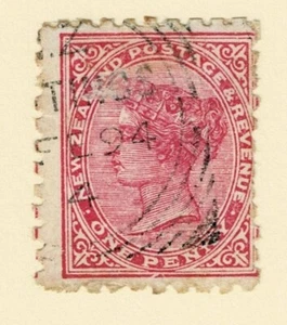 NEW ZEALAND - 1893 1d QV ADVERT STAMP - CP#DA2j8 - FU - NZ 506 - Picture 1 of 2