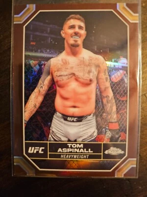 2023-24 Topps Chrome Tom Aspinall Magenta Refractor #187 - Image 1 of 2