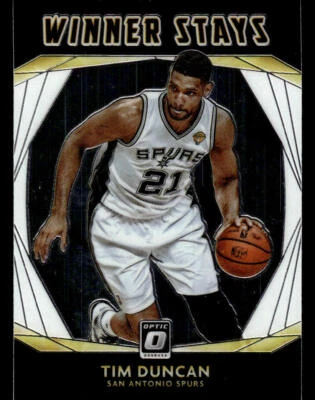 QTY Tim Duncan 2020-21 Donruss Optic Winner Stays #15 - Image 1 of 2