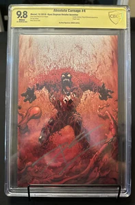 Absolute Carnage #4 - Variante Virgen - Firmado por Donny Cates - Calificación CBCS 9.8 - Imagen 1 de 2