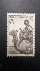 Ex Kolonien Frankreich Mauretanien Briefmarke 73 Neu Moor Kamel MNH - Imagen 1 de 1