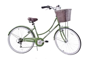 Ammaco Classique Ladies Bike Traditional Classic 26" Wheel Dutch 16" Frame Green - Picture 1 of 12