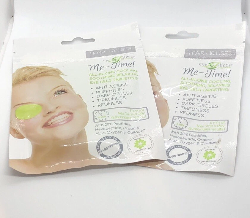 2 X Eye Slices Anti-ageing-Puffiness-Dark Circles-Eye Patches New - Image 1 of 1