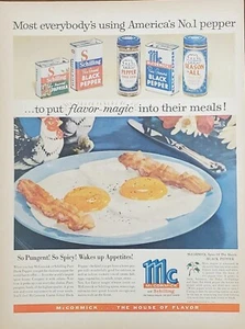 1957 Vintage Ad McCormick Schilling Spices Bacon Eggs Print Art Advertisement - Picture 1 of 12