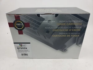 Black Rhino Q7553X neuer schwarzer Toner offene Verpackung - Patrone ist versiegelt - Bild 1 von 5