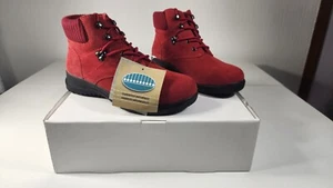 Wanderlust Womens Boston Red Lace-Up Booties Shoes 7.5 WW Never Worn - Picture 1 of 7