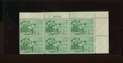RW16 Federal Duck Mint Plate Block of 6 Stamps  (RW16 A10) - Image 1 of 2