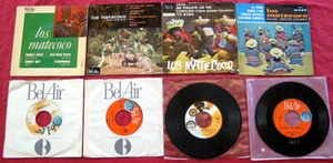 Los Matecoco. Pancho Cataneo. Lot bradé de 8 vinyles 45T. 24 titres. Bel air. - Picture 1 of 2