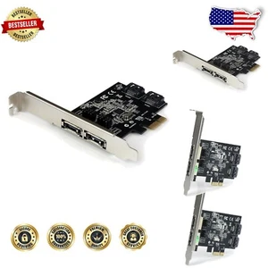 2-Port PCIe SATA Controller Card - Expand Internal & External Storage Solutions - Picture 1 of 11