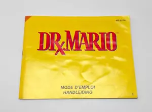 Dr Mario Nintendo NES Instruction Booklet Manual FAH - Picture 1 of 4