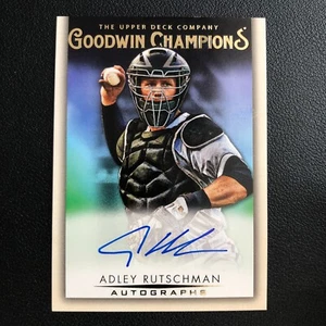 2021 Upper Deck Goodwin Champions On Card Auto Adley Rutschman yingk100 - Bild 1 von 3