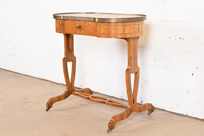 Consola de palo de rosa o escritorio pequeño Baker Furniture English Regency Foto 1 de 4