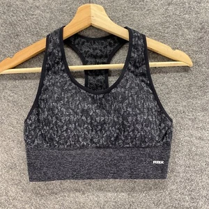 RBX Activewear Bra Women M Medium Gray Sleeveless Racerback Pullover Athletic - Picture 1 of 8