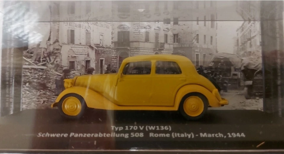 1/43. è. #27. Tipo 170 V (W136). 1944. Auto della seconda guerra. Auto milita... - Immagine 1 di 1