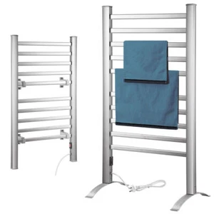 Scaldasalviette Termoarredo Elettrico Bagno 2in1 Asciugabiancheria 10 Elementi - Foto 1 di 5