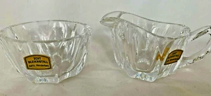 Vintage Creamer & Sugar Bowl; 24% Lead Crystal; NWT; See Labels; German, Gift! - Picture 1 of 4