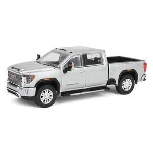 1/64 2022 GMC Sierra 2500 Denali, Quick Silver Metallic, Karson Diecast 51545-B - Picture 1 of 5