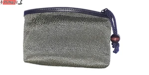 Pochette donna Viola con fiori in Chirimen - Foto 1 di 2