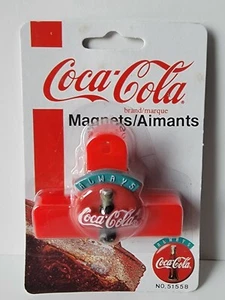 Vintage Coca Cola Chip Clip Fridge Magnet 1995 NOS No.51558 - Picture 1 of 12