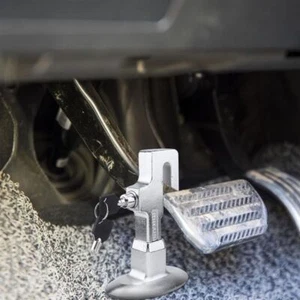 2023 Bloqueo de pedal de freno de automóvil antirrobo seguridad con llaves bloqueo de embrague de seguridad para automóvil - Imagen 1 de 13
