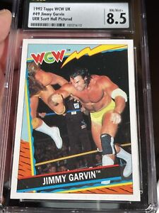 1992 Topps WCW 49  PSA 7  Jimmy Garvin Error-Photo Is SCOTT HALL