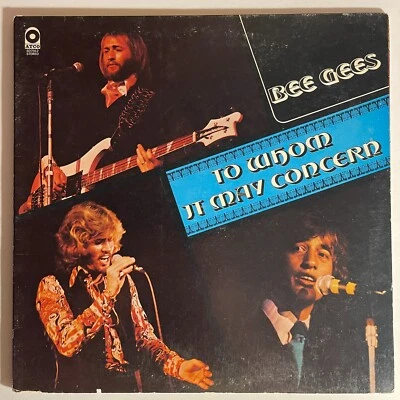 Bee Gees ‎– To Whom It May Concern Vinyl, LP 1972 ATCO Records ‎– SD 7012 - Image 1 of 4