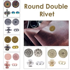 14/18 mm Magnet Druckknopf Laser Cut Verschlüsse Knopf Lederjacke Mäntel Taschen - Bild 1 von 40