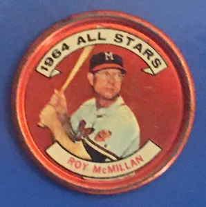 1964 Topps COINS SET BREAK #148 ROY McMILLAN ALL STAR MILWAUKEE BRAVES (SB1) - Bild 1 von 1
