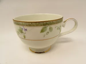 Vanessa by Mikasa Coffee Cup Esquire Purple Flower Vine Gold Trim b73 - Picture 1 of 2