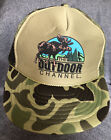 Vintage The Outdoor Channel Camo Snapback Trucker Mesh Hat Cap with Foam Pad