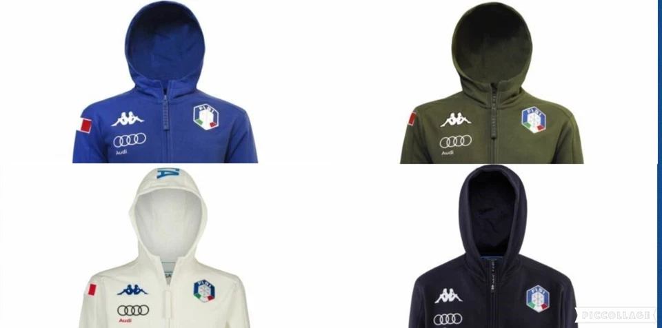 A 2023 FISI KAPPA 6CENTO FISI AUDI FELPA ARGUM SCI UOMO ZIP 304MZ80