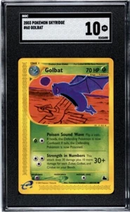 SGC 10 GEM MINT Golbat 60/144 Skyridge Set E-Reader 2003 WOTC Vintage Pokemon - Bild 1 von 2