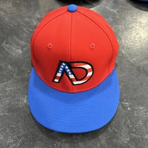 Champro Performance-fit Red/White/Royal Blue Hat Cap Size S-M - Picture 1 of 3