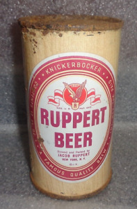old Ruppert 12 Oz flat top beer can empty