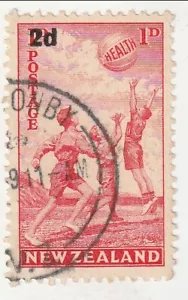 Neuseeland - Gesundheit, Beachball 1d+1d mit o/p 1939 - Bild 1 von 1