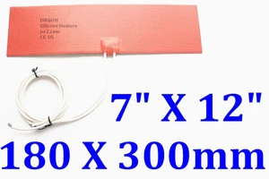 Calentador de motor JSRGO 7" X 12" 180 X 300mm 12V 120W con venta directa de fábrica 3M - Imagen 1 de 12