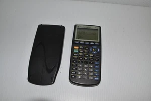 TEXAS INSTRUMENTS TI-83 Gráfica Calculadora - Negro W/ Estuche Probado Obras ( - Imagen 1 de 3