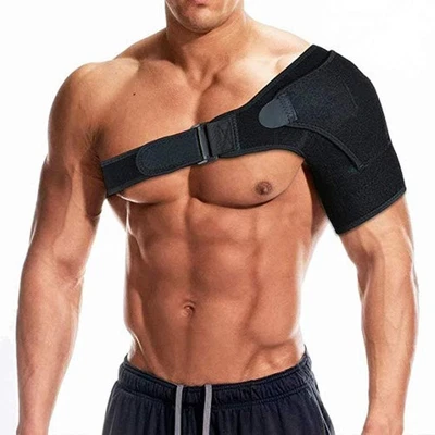 PRECISION ORTHOMEDICS ® Magnetic Neoprene Shoulder Dislocation Injury Arthritis Pain Support Strap Brace