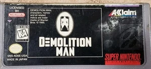 Demolition Man (Super Nintendo SNES, 1995) Tested & Working. - Picture 1 of 8