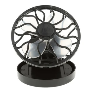 Mini Clip-on Solar Cell Fan Sun Power Energy Panel Outdoor Cooling Cooler - Picture 1 of 6