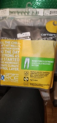 Parte inferior Carhartt Base Force Extreme Cold Weather 2XL para hombre nueva con etiquetas Foto 1 de 4