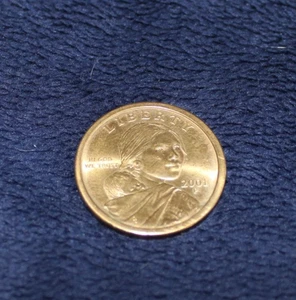 2001-P Sac$1 Wounded Eagle FS-901 Nice Condition - Picture 1 of 4
