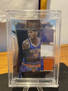 2015-16 Select Carmelo Anthony Triple Patch Jersey Fusion /10 GEM MT SP - Picture 1 of 2