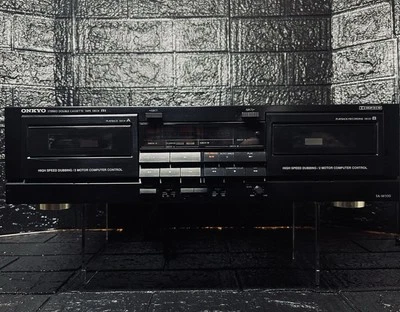 Cubierta de cinta de casete doble inversa automática Onkyo HX-PRO (TA-W100) de colección Foto 1 de 4