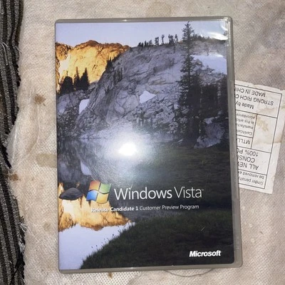 Windows Vista Release Candidate 1 Customer Preview Program DVD Read Description - Image 1 of 4