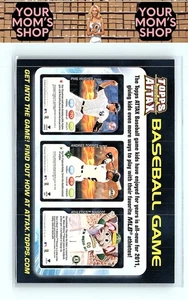2011 Topps Attax Promo Ad Card Stomper Phil Hughes Andres Torres A's Mascot #HTO - Picture 1 of 2